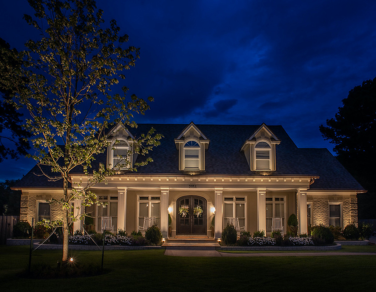 Outdoor Architectural Lighting in Memphis Mid South Night Lights